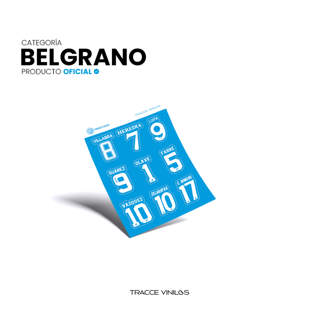 Planchita Belgrano - Dorsales